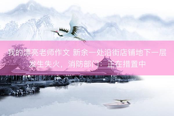 我的漂亮老师作文 新余一处沿街店铺地下一层发生失火，消防部门：正在措置中